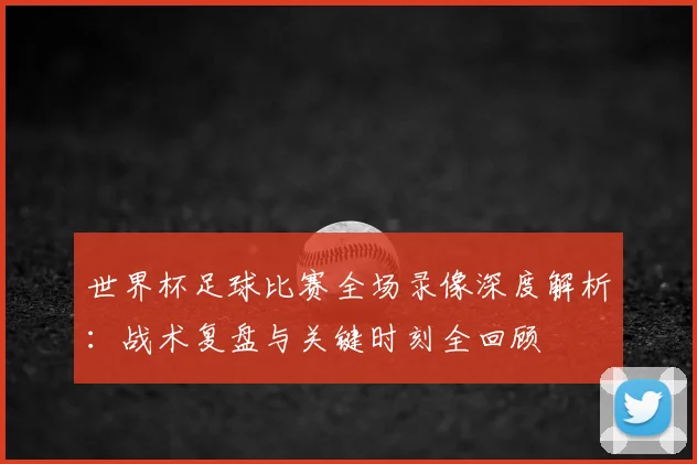 世界杯足球比赛全场录像深度解析：战术复盘与关键时刻全回顾